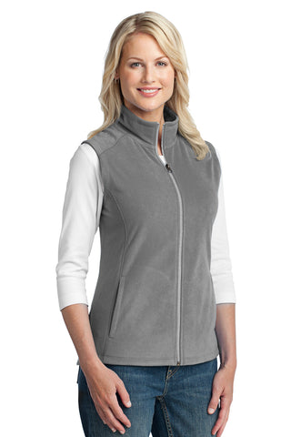 Port Authority Ladies Microfleece Vest (Pearl Grey)