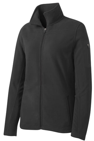 Port Authority Ladies Summit Fleece Full-Zip Jacket (Black/ Black)