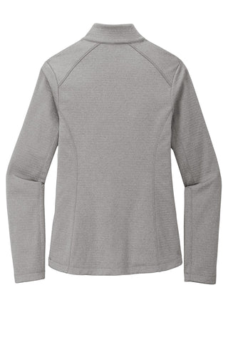 Port Authority Ladies Diamond Heather Fleece Full-Zip Jacket (Gusty Grey Heather)