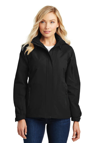 Port Authority Ladies All-Season II Jacket (Black/ Black)