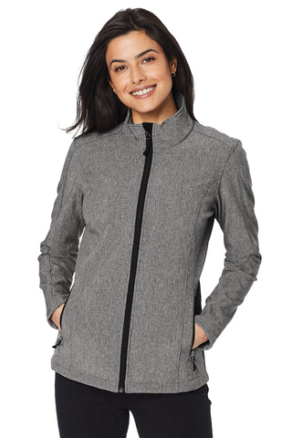 Port Authority Ladies Core Soft Shell Jacket (Pearl Grey Heather)