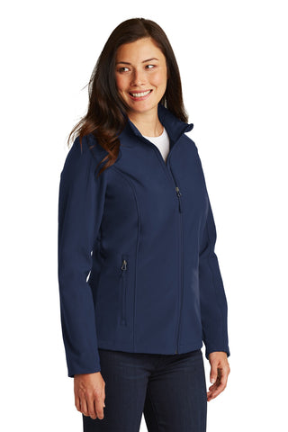 Port Authority Ladies Core Soft Shell Jacket (Dress Blue Navy)