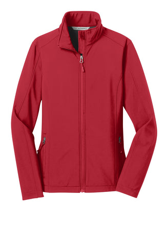 Port Authority Ladies Core Soft Shell Jacket (Rich Red)