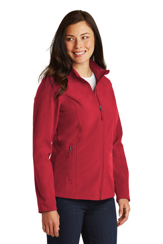 Port Authority Ladies Core Soft Shell Jacket (Rich Red)