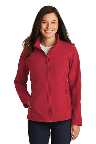 Port Authority Ladies Core Soft Shell Jacket (Rich Red)