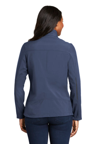 Port Authority Ladies Welded Soft Shell Jacket (Dress Blue Navy)