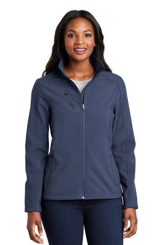 Port Authority Ladies Welded Soft Shell Jacket (Dress Blue Navy)