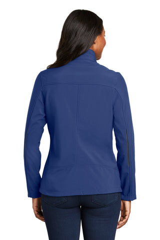 Port Authority Ladies Welded Soft Shell Jacket (Estate Blue)