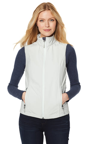 Port Authority Ladies Core Soft Shell Vest (Battleship Grey)