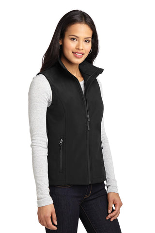 Port Authority Ladies Core Soft Shell Vest (Black)