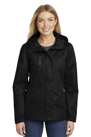 Port Authority Ladies All-Conditions Jacket (Black)