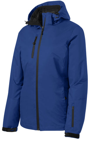 Port Authority Ladies Vortex Waterproof 3-in-1 Jacket (Night Sky Blue/ Black)