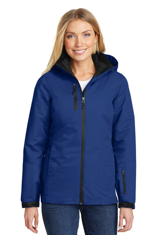 Port Authority Ladies Vortex Waterproof 3-in-1 Jacket (Night Sky Blue/ Black)