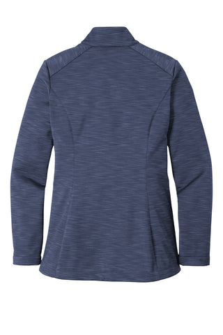 Port Authority Ladies Stream Soft Shell Jacket (Dress Blue Navy Heather)