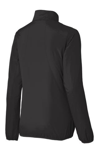 Port Authority Ladies Zephyr Full-Zip Jacket (Black)