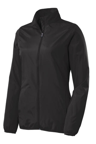 Port Authority Ladies Zephyr Full-Zip Jacket (Black)