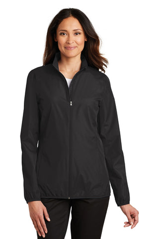 Port Authority Ladies Zephyr Full-Zip Jacket (Black)