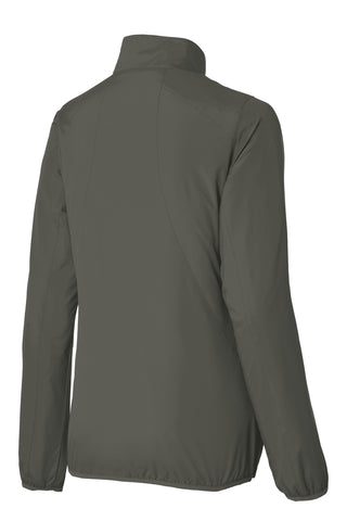 Port Authority Ladies Zephyr Full-Zip Jacket (Grey Steel)