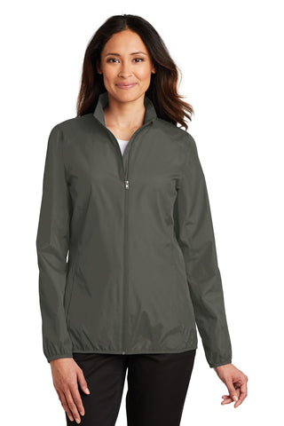 Port Authority Ladies Zephyr Full-Zip Jacket (Grey Steel)