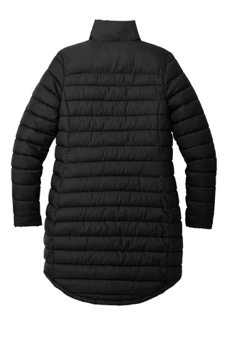 Port Authority Ladies Horizon Puffy Long Jacket (Deep Black)