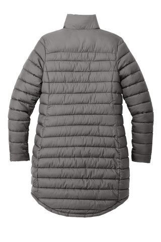 Port Authority Ladies Horizon Puffy Long Jacket (Deep Smoke)