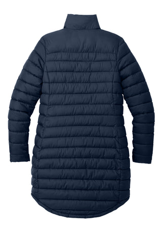 Port Authority Ladies Horizon Puffy Long Jacket (Dress Blue Navy)