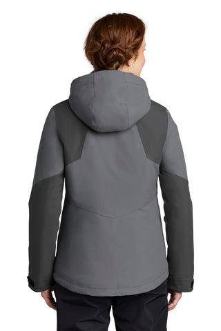 Port Authority Ladies Insulated Waterproof Tech Jacket (Shadow Grey/ Storm Grey)