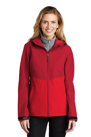 Port Authority Ladies Tech Rain Jacket (Sangria/ True Red)