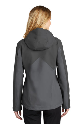 Port Authority Ladies Tech Rain Jacket (Storm Grey/ Shadow Grey)