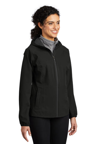 Port Authority Ladies Essential Rain Jacket (Deep Black)