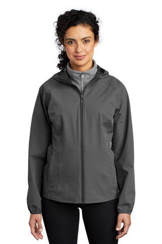 Port Authority Ladies Essential Rain Jacket (Graphite)