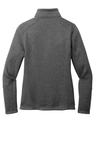 Port Authority Ladies Arc Sweater Fleece Jacket (Grey Smoke Heather)