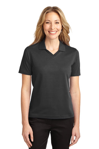 Port Authority Ladies Rapid Dry Polo (Jet Black)