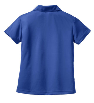 Sport-Tek Ladies Dri-Mesh V-Neck Polo (Royal)