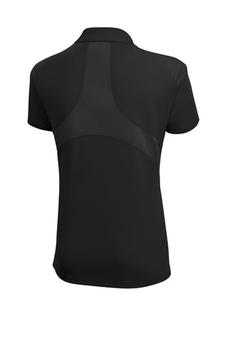 Sport-Tek Ladies Dri-Mesh Pro Polo (Black)