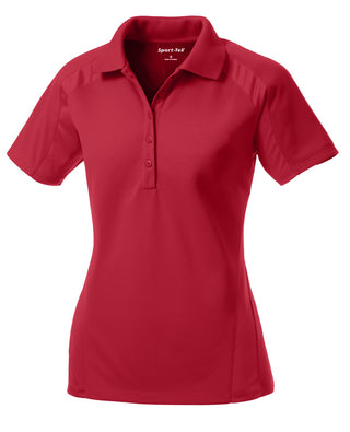 Sport-Tek Ladies Dri-Mesh Pro Polo (Engine Red)