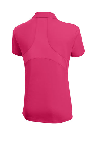 Sport-Tek Ladies Dri-Mesh Pro Polo (Pink Raspberry)