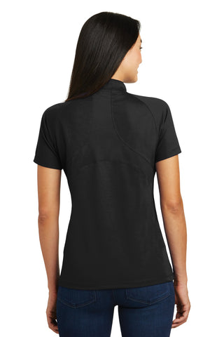 Sport-Tek Ladies Dri-Mesh Pro Polo (Black)