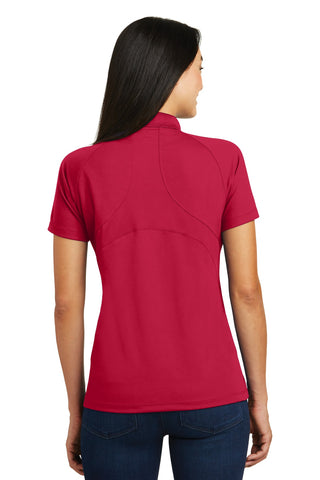 Sport-Tek Ladies Dri-Mesh Pro Polo (Engine Red)