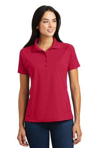 Sport-Tek Ladies Dri-Mesh Pro Polo (Engine Red)