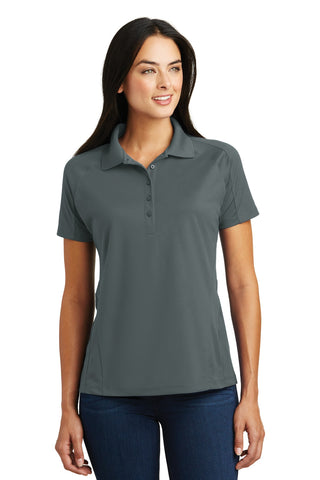 Sport-Tek Ladies Dri-Mesh Pro Polo (Steel)