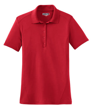 Sport-Tek Ladies Dry Zone Raglan Accent Polo (True Red)