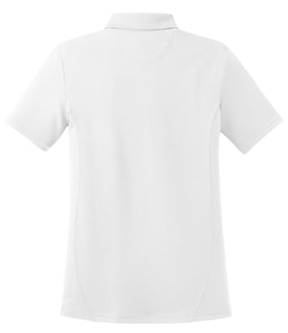 Sport-Tek Ladies Dry Zone Raglan Accent Polo (White)