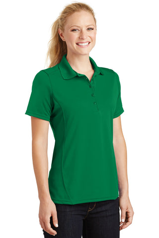 Sport-Tek Ladies Dry Zone Raglan Accent Polo (Kelly Green)