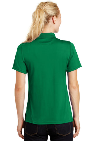 Sport-Tek Ladies Dry Zone Raglan Accent Polo (Kelly Green)