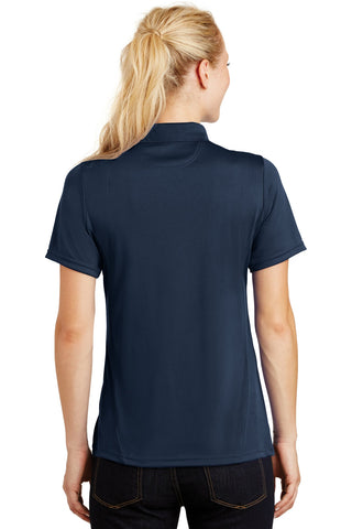 Sport-Tek Ladies Dry Zone Raglan Accent Polo (True Navy)