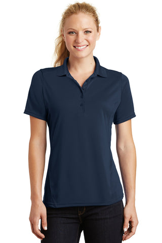 Sport-Tek Ladies Dry Zone Raglan Accent Polo (True Navy)