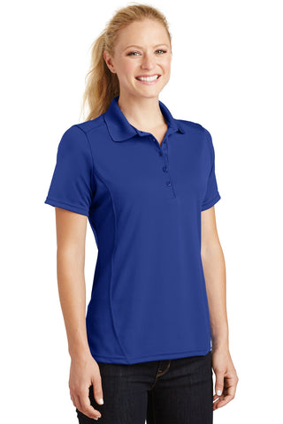 Sport-Tek Ladies Dry Zone Raglan Accent Polo (True Royal)