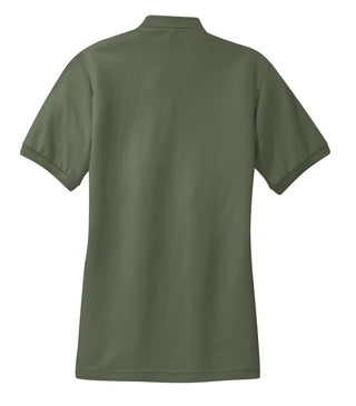 Port Authority Ladies Silk Touch Polo (Clover Green)