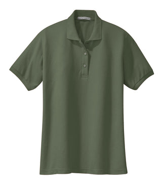 Port Authority Ladies Silk Touch Polo (Clover Green)